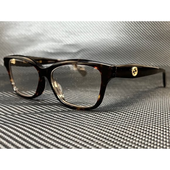 Gucci Havana Rectangular Women Eyeglasses - Picture 1 of 4